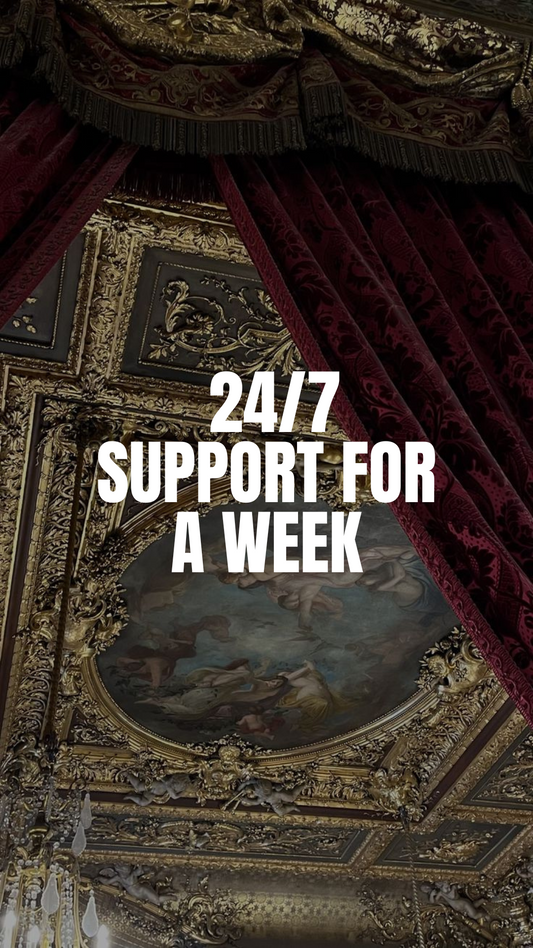 Text & Voice Message Mentorship: 24/7 Support for a Week